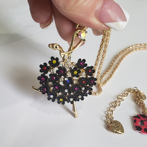 Beautiful Black Rhinestone Multi-color Ballet Girl - Picture 5 of 10